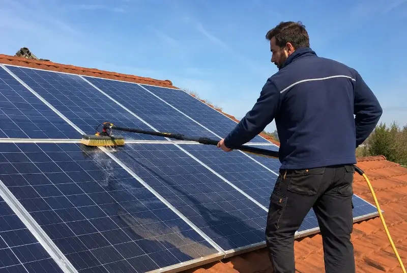Nettoyage et entretien de panneaux solaires à Azille